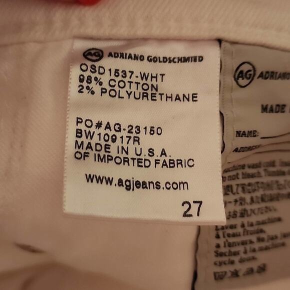 AG Adriano‎ Goldschmeid BROOKE Bermuda shorts in white size 27 - Picture 14 of 14
